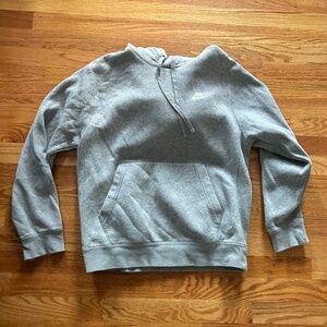 Gray Nike hoodie